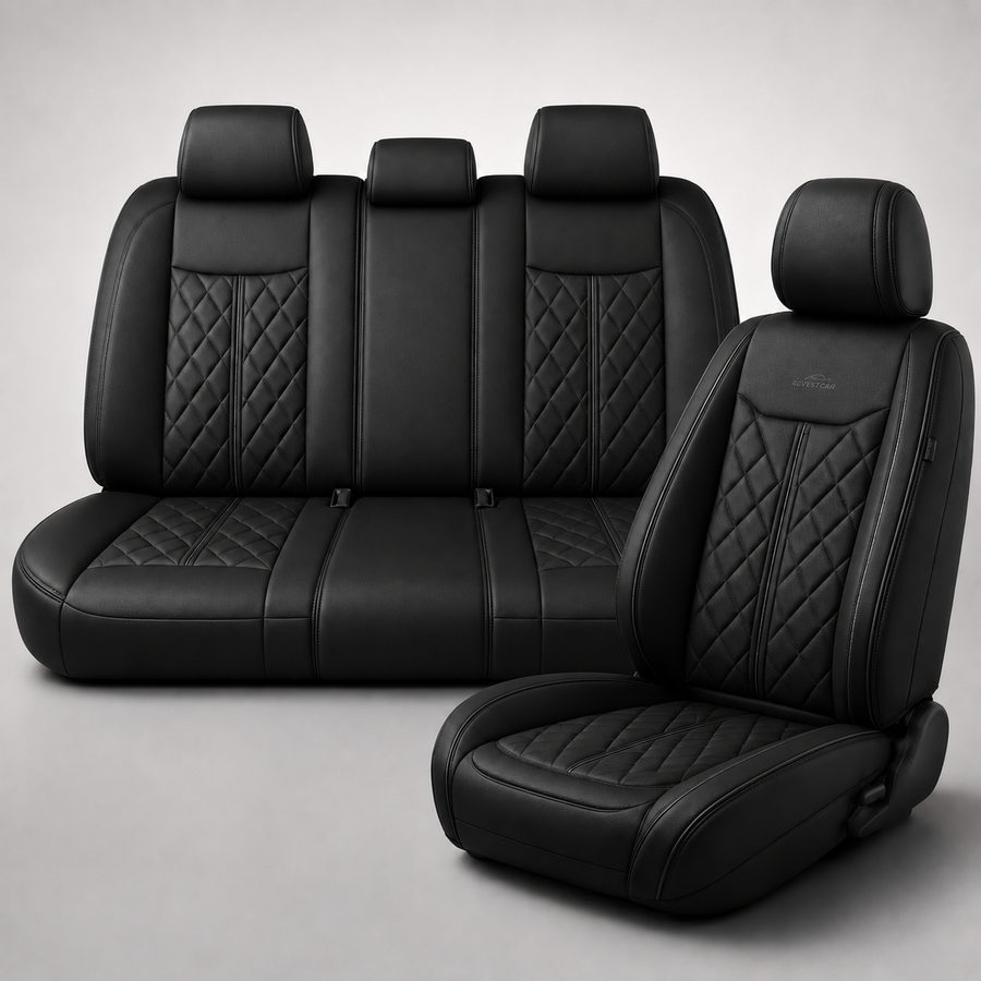 Kit de capas de banco Revestcar — Universal Preta